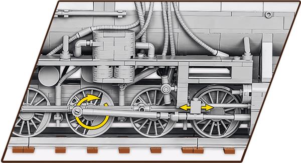 Grote foto cobi 6281 oorlogslocomotive baureihe 52 kinderen en baby overige