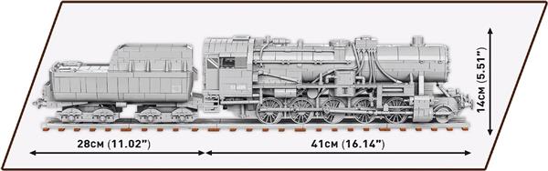 Grote foto cobi 6281 oorlogslocomotive baureihe 52 kinderen en baby overige