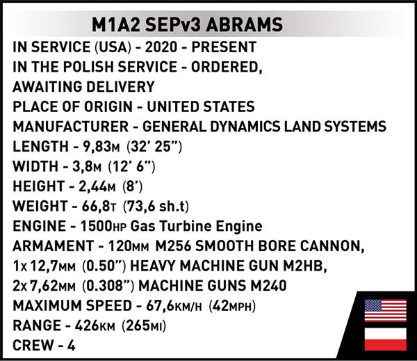 Grote foto cobi 2623 m1a2 abrams sepv3 kinderen en baby overige