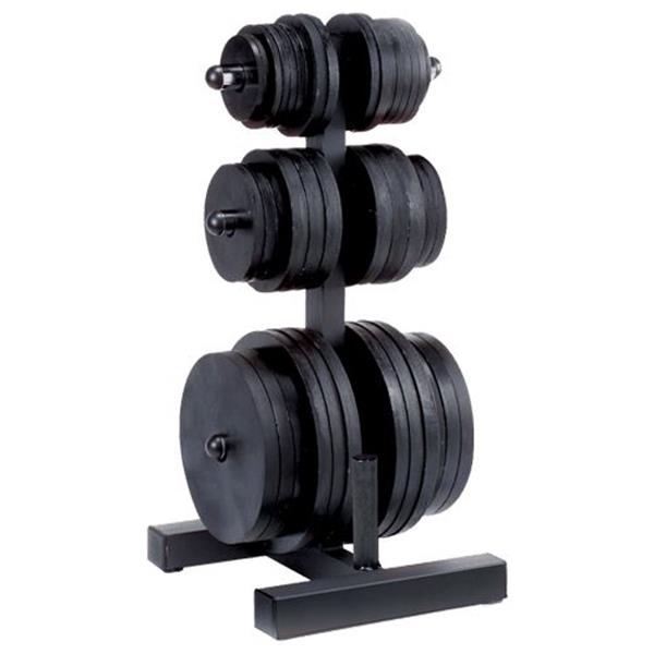 Grote foto body solid olympic plate tree bar holder wt46 sport en fitness fitness
