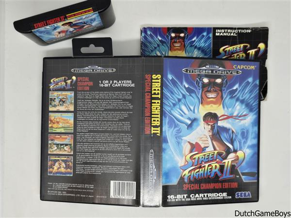 Grote foto sega megadrive street fighter ii special champion edition spelcomputers games overige games