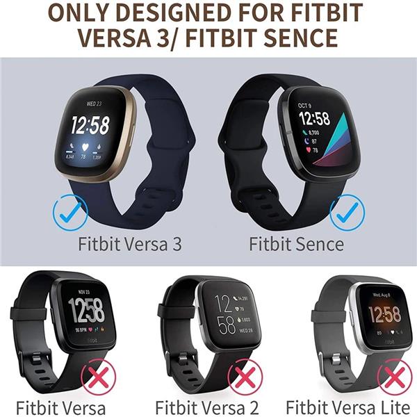 Grote foto drphone fvs tpu siliconen polsband armband sportband geschikt voor fitbit versa 3 fitbit sens kleding dames horloges