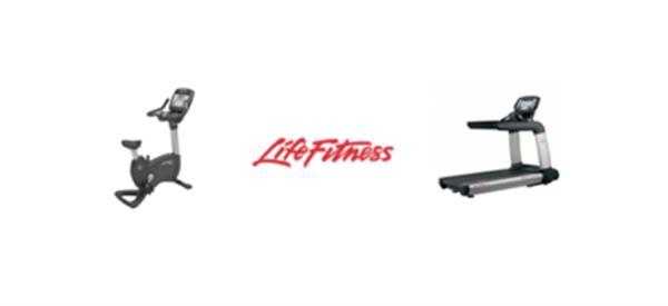 Grote foto life fitness cardio set loopband fiets sport en fitness fitness