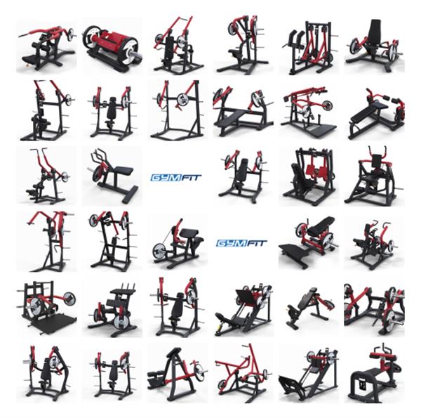 Grote foto gymfit xtreme line plate loaded series complete set 34 apparaten sport en fitness fitness