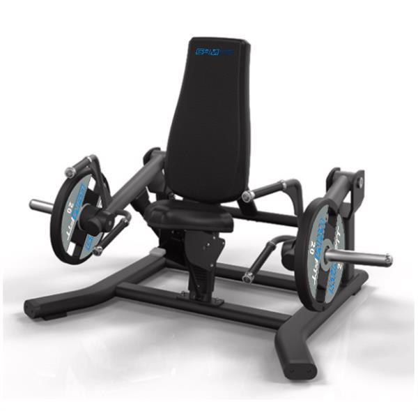 Grote foto gymfit seated standing shrug xtreme line plate loaded series sport en fitness fitness