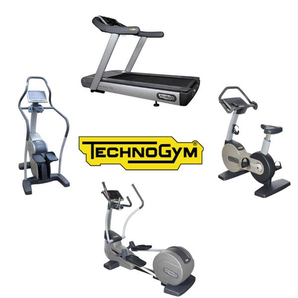 Grote foto technogym excite 700 cardio set complete set loopband fiets crosstrainer lease sport en fitness fitness