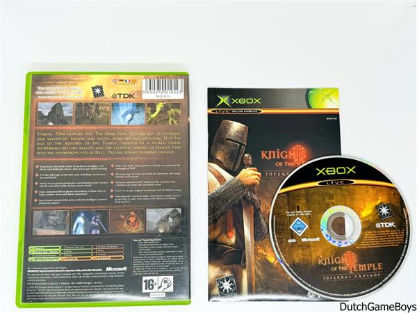Grote foto xbox classic knights of the temple spelcomputers games overige xbox games