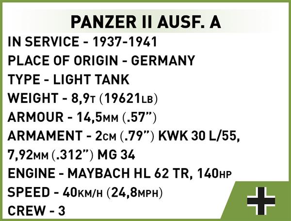 Grote foto cobi 2718 panzer ii ausf.a kinderen en baby overige