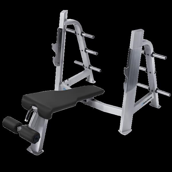 Grote foto nautilus evo olympic decline bench chest press bench press sport en fitness fitness