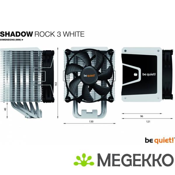 Grote foto be quiet shadow rock 3 white computers en software overige computers en software