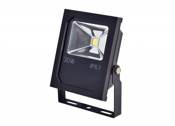 Grote foto led bouwlamp 30 watt 4000k helder wit ip67 crius tuin en terras verlichting