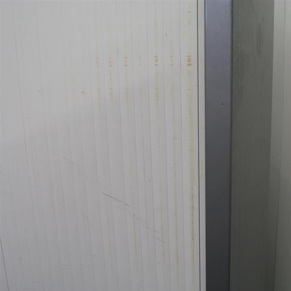 Grote foto roldeurkast zilvergrijs wit 198 x 120 x 43 b keus huis en inrichting overige