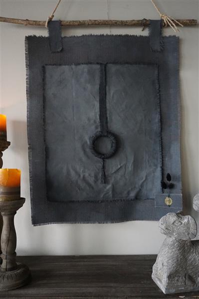 Grote foto wanddoek met hanger h85 x b57 cm huis en inrichting woningdecoratie