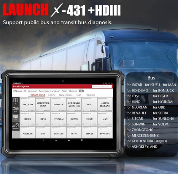 Grote foto launch x 431 v hdiii vrachtwagen uitleesapparaat auto onderdelen auto gereedschap