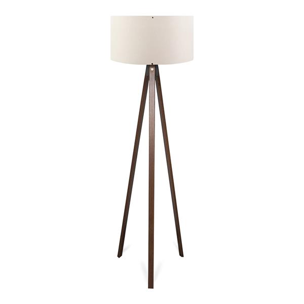 Grote foto lux.pro staande lamp newport vloerlamp 140 cm e27 creme huis en inrichting overige