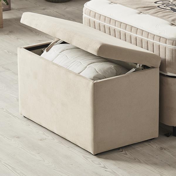 Grote foto cindy 1 persoons opbergbed beige beds supply huis en inrichting bedden