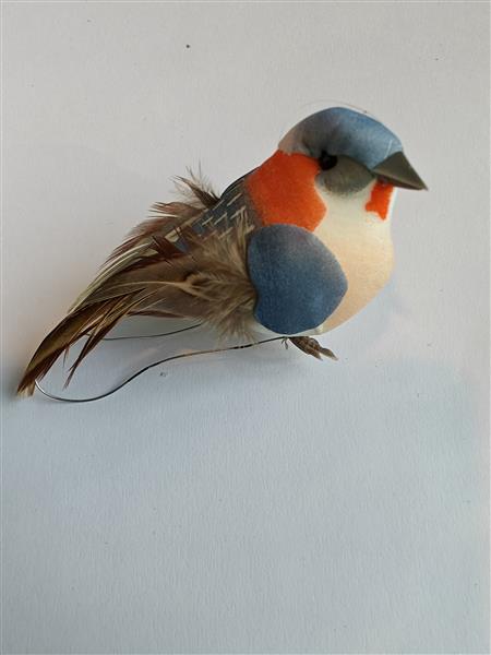 Grote foto vogeltjes blauworanje tint op draad st mooie vogeltjes op draad verzamelen overige verzamelingen