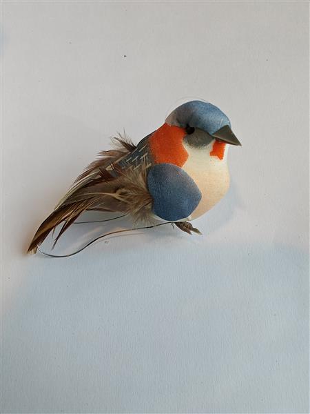 Grote foto vogeltjes blauworanje tint op draad st mooie vogeltjes op draad verzamelen overige verzamelingen