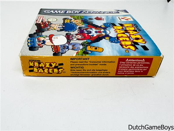 Grote foto gameboy advance gba krazy racers eur spelcomputers games overige nintendo games