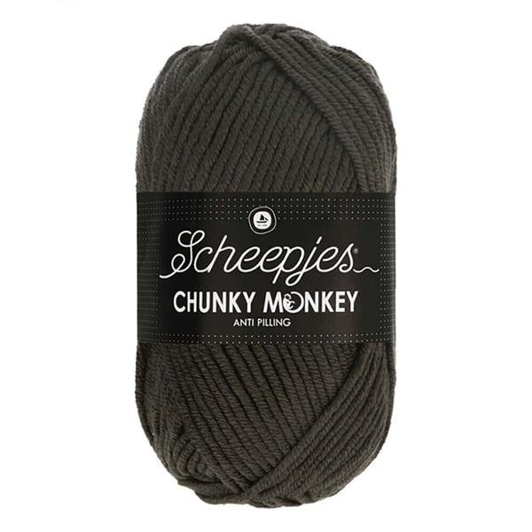 Grote foto scheepjes chunky monkey 100 gram 2018 dark grey verzamelen overige verzamelingen