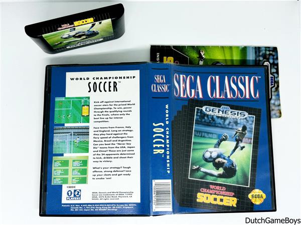 Grote foto sega genesis world championship soccer sega classic spelcomputers games overige merken