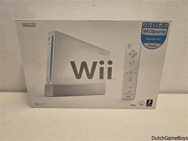 Grote foto nintendo wii white console wii sports boxed spelcomputers games overige merken