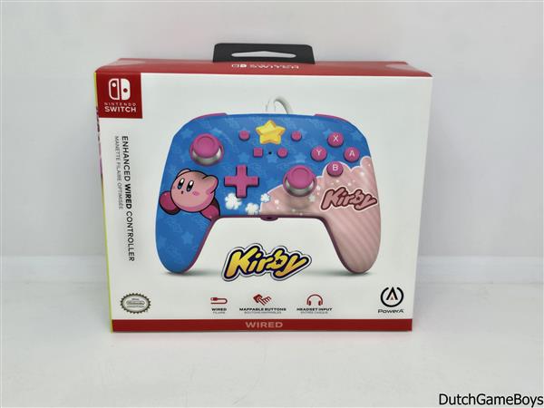Grote foto nintendo switch enhanced wired controller kirby new spelcomputers games overige