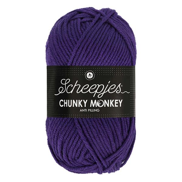 Grote foto scheepjes chunky monkey 100 gram 2001 deep violet verzamelen overige verzamelingen