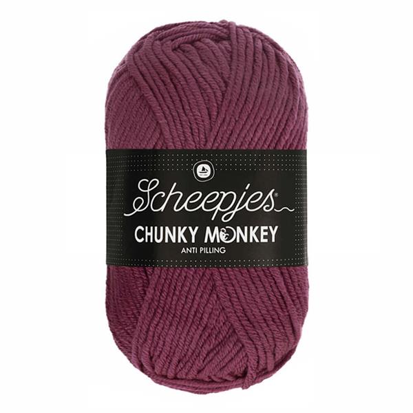 Grote foto scheepjes chunky monkey 100 gram 1828 grape verzamelen overige verzamelingen