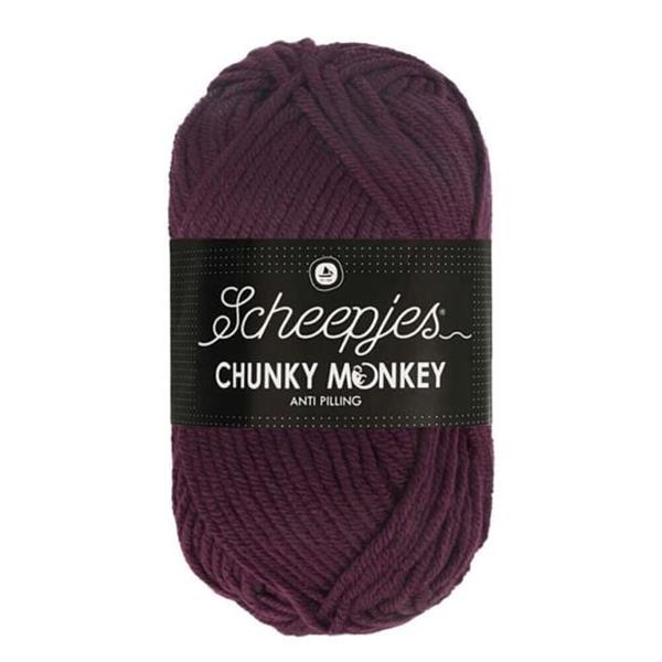 Grote foto scheepjes chunky monkey 100 gram 2007 plum verzamelen overige verzamelingen