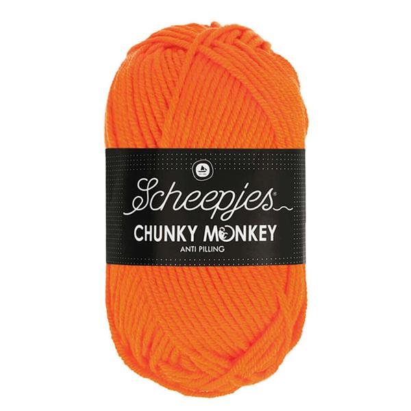 Grote foto scheepjes chunky monkey 100 gram 2002 orange verzamelen overige verzamelingen