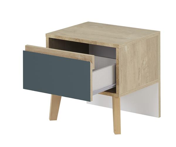 Grote foto larvik tienerkamer blond eiken wit gami antiek en kunst stoelen en banken