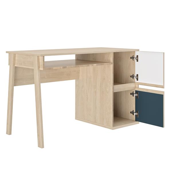 Grote foto larvik tienerkamer blond eiken wit gami antiek en kunst stoelen en banken
