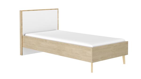 Grote foto larvik tienerkamer blond eiken wit gami antiek en kunst stoelen en banken