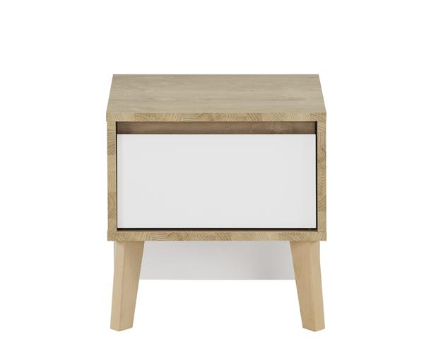 Grote foto larvik tienerkamer blond eiken wit gami antiek en kunst stoelen en banken
