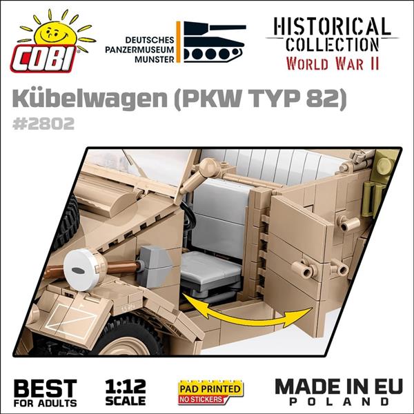 Grote foto cobi 2802 kubelwagen typ82 exe edition kinderen en baby overige