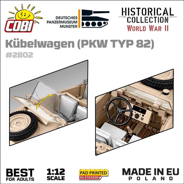 Grote foto cobi 2802 kubelwagen typ82 exe edition kinderen en baby overige