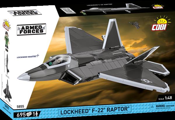 Grote foto cobi 5855 lockheed f 22 raptor kinderen en baby overige