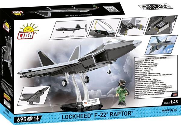 Grote foto cobi 5855 lockheed f 22 raptor kinderen en baby overige