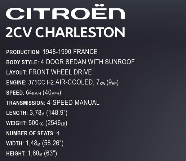 Grote foto cobi 24340 citroen 2cv charleston exe ed kinderen en baby overige