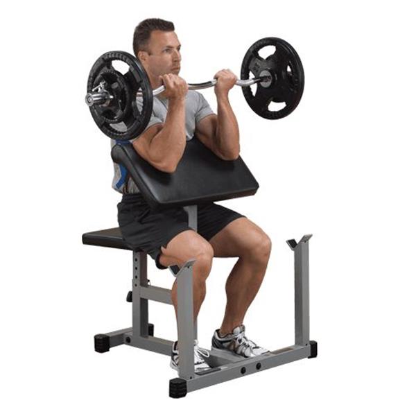 Grote foto powerline preacher curl bench ppb32x sport en fitness fitness