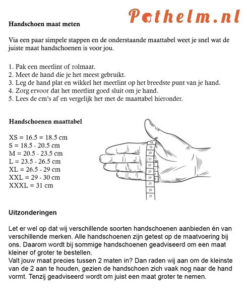 Grote foto zwarte ongevoerde leren handschoenen motoren kleding