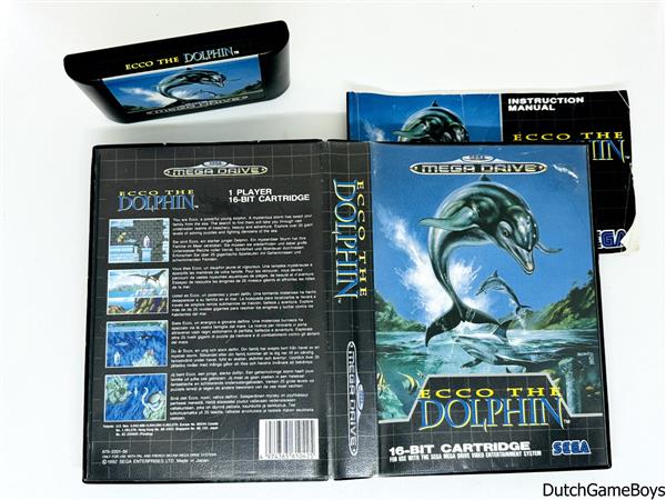 Grote foto sega megadrive ecco the dolphin spelcomputers games overige games