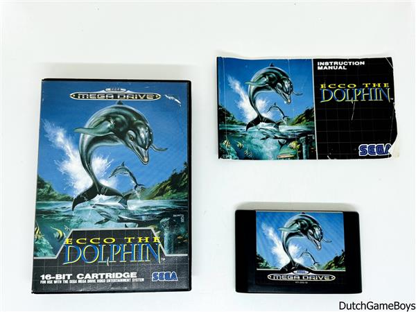 Grote foto sega megadrive ecco the dolphin spelcomputers games overige games