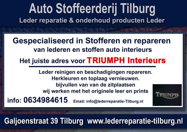 Grote foto triumph leer reparatie en stoffeerderij tilburg auto diversen overige accessoires