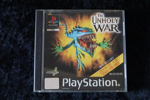 Grote foto the unholy war playstation 1 ps1 no manual spelcomputers games overige playstation games