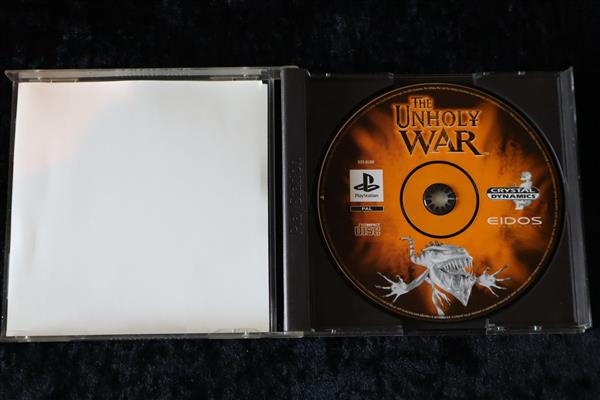 Grote foto the unholy war playstation 1 ps1 no manual spelcomputers games overige playstation games