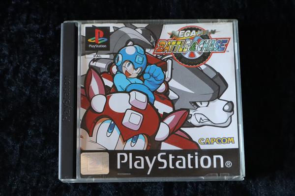 Grote foto megaman battle chase playstation 1 ps1 spelcomputers games overige playstation games