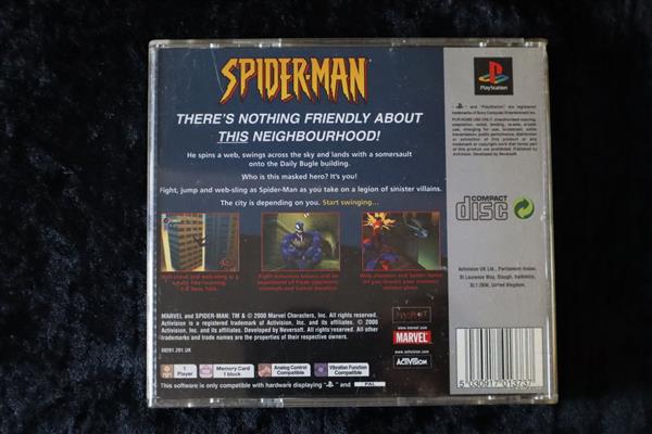 Grote foto spider man playstation 1 ps1 platinum no manual spelcomputers games overige playstation games