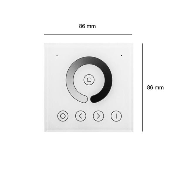 Grote foto led muur dimmer draadloos touch led driver d 1448 huis en inrichting overige